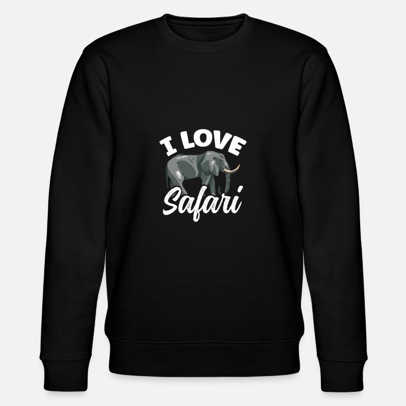 J’adore le safari - Sweat bio CHANGER Stanley/Stella Unisexe - noir