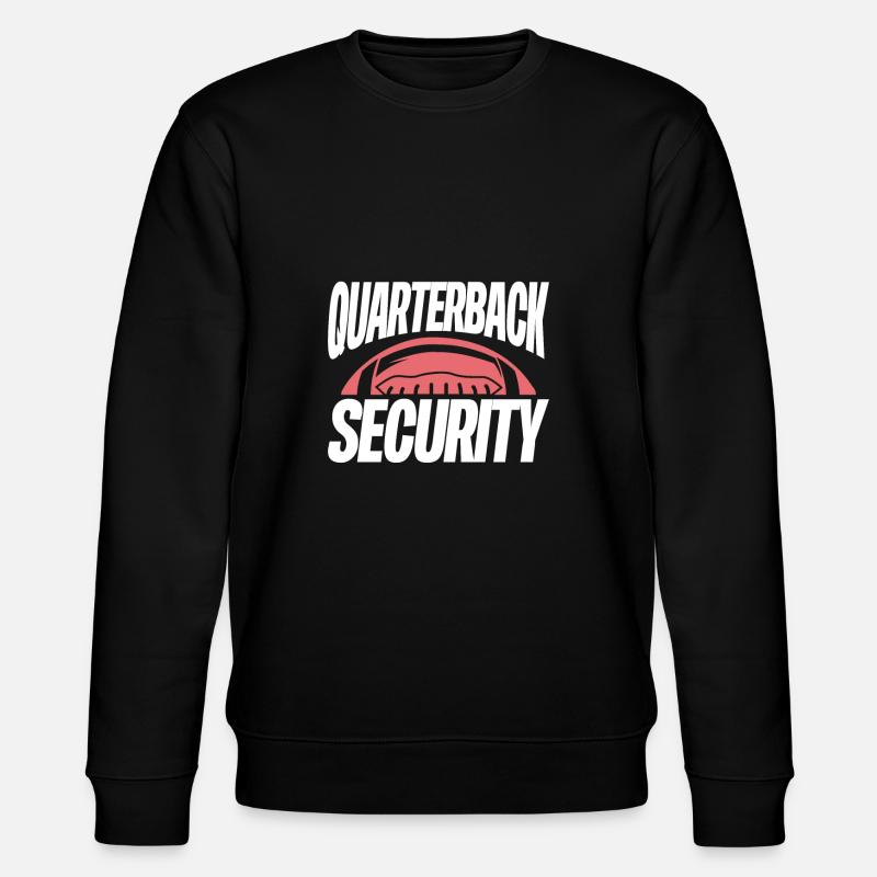 Sécurité Quaterback - Sweat bio CHANGER Stanley/Stella Unisexe - noir