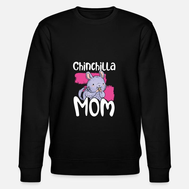 Chinchilla Mutter - Stanley/Stella Unisex Bio-Sweatshirt CHANGER  - Schwarz