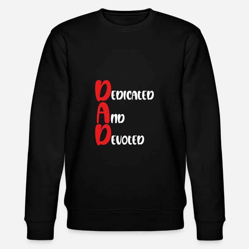 Committed And Devoted - Stanley/Stella CHANGER Unisex Organic Sweatshirt - black