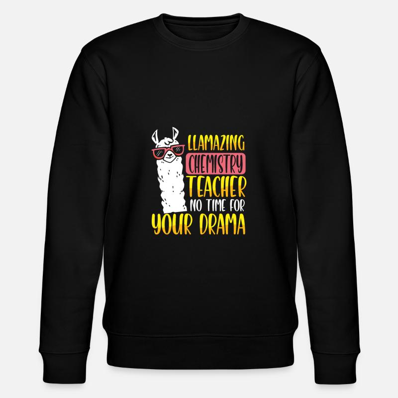 Lama Professeur de chimie - Sweat bio CHANGER Stanley/Stella Unisexe - noir
