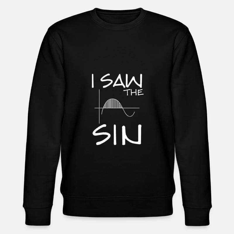 J’ai vu la courbe sinusoïdale - Sweat bio CHANGER Stanley/Stella Unisexe - noir