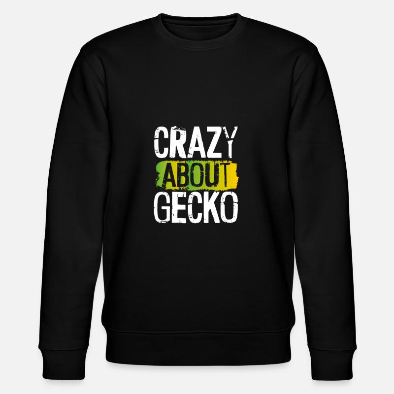 Fou de geckos - Sweat bio CHANGER Stanley/Stella Unisexe - noir