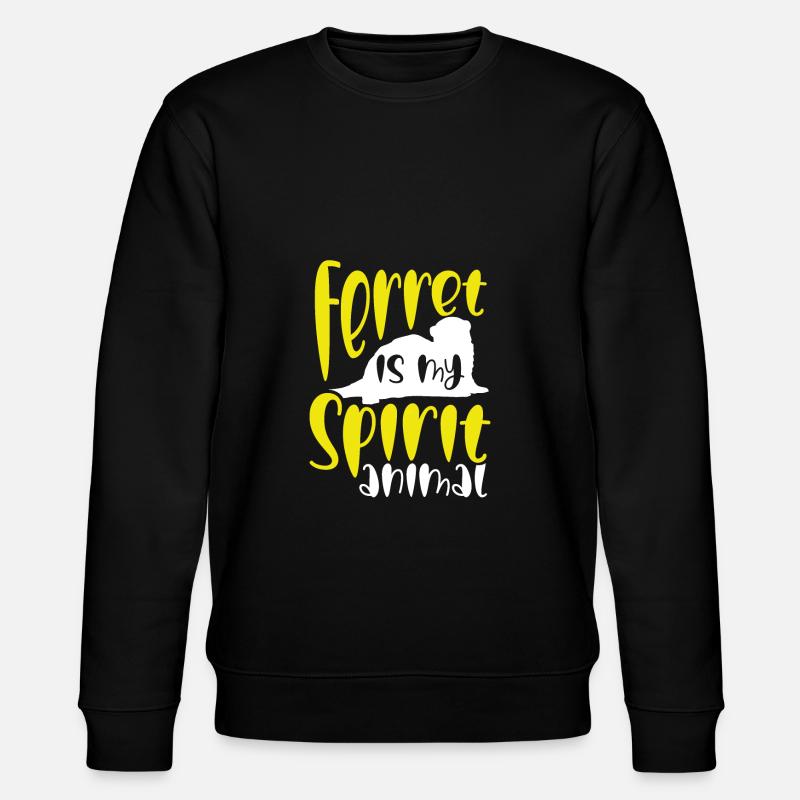 Furet est mon animal d’âme - Sweat bio CHANGER Stanley/Stella Unisexe - noir