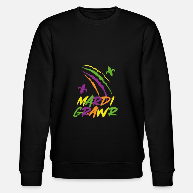 Mardi Grawr - Stanley/Stella Unisex Bio-Sweatshirt CHANGER  - Schwarz