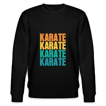 Karaté Arts Martiaux Colorés - Sweat bio CHANGER Stanley/Stella Unisexe - noir - Devant - Nik (191cm) & Marisol (170cm)