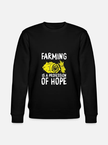 Agriculture is a profession - Stanley/Stella CHANGER Unisex Organic Sweatshirt - black