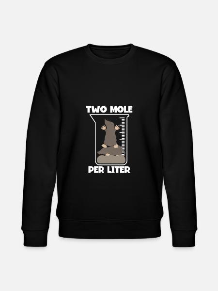 Two moles per litre - Stanley/Stella CHANGER Unisex Organic Sweatshirt - black