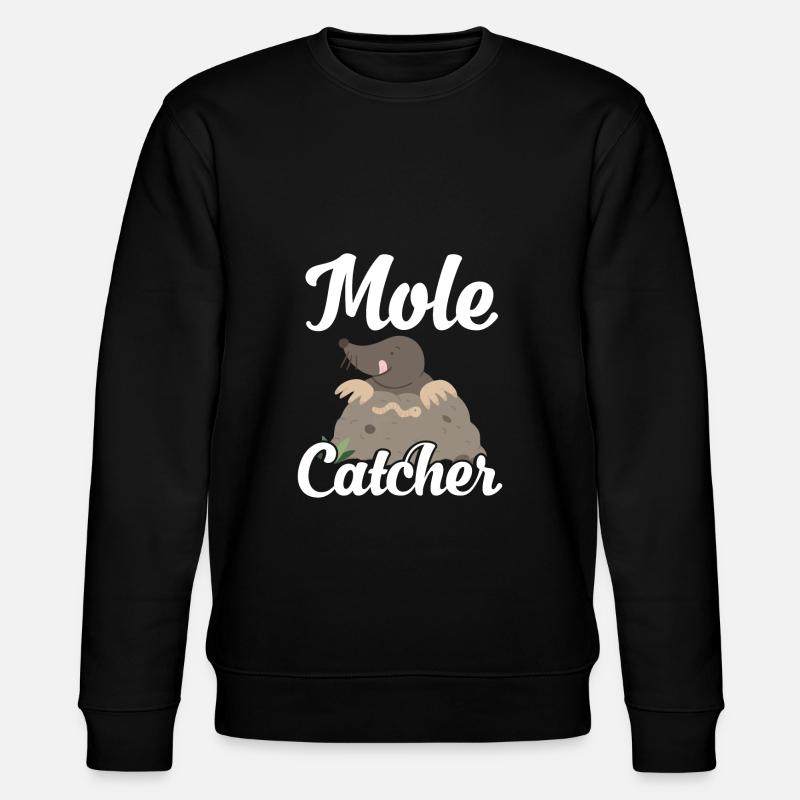 Mole catcher - Stanley/Stella CHANGER Unisex Organic Sweatshirt - black