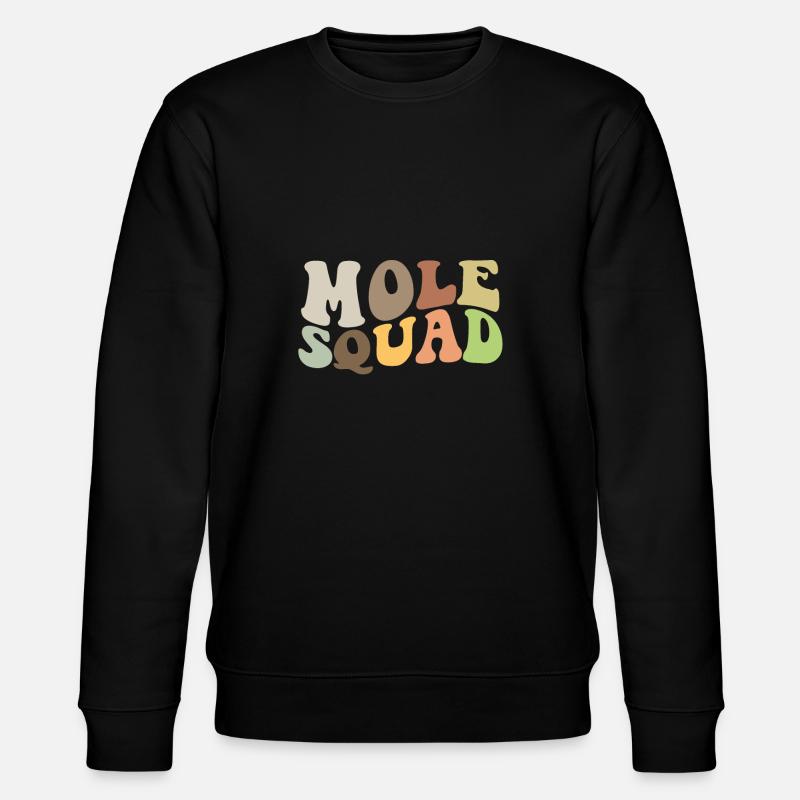 Mole squad - Stanley/Stella CHANGER Unisex Organic Sweatshirt - black