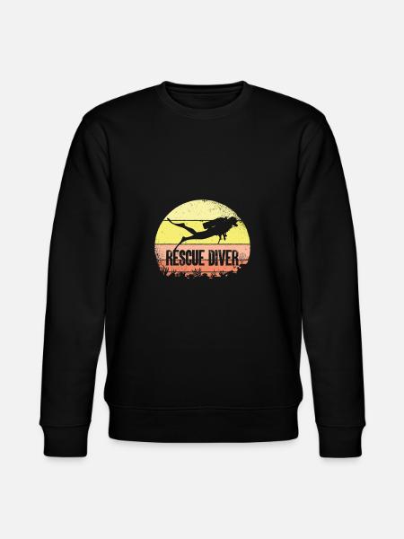 Rescue diver - Stanley/Stella CHANGER Unisex Organic Sweatshirt - black