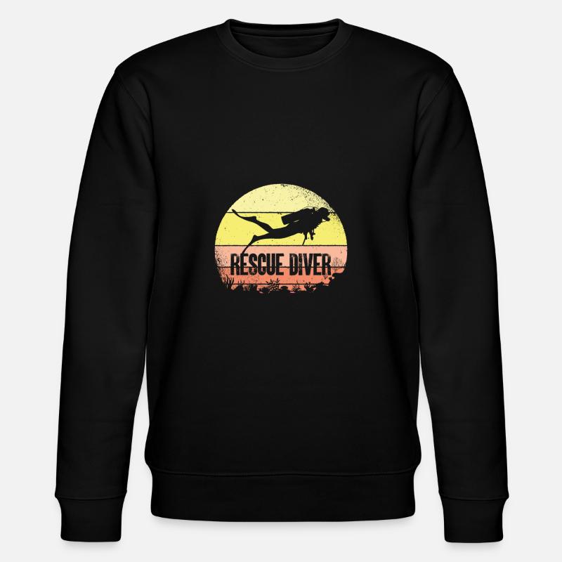 Plongeur sauveteur - Sweat bio CHANGER Stanley/Stella Unisexe - noir