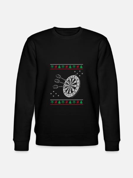 Dartboard In Christmas - Stanley/Stella CHANGER Unisex Organic Sweatshirt - black