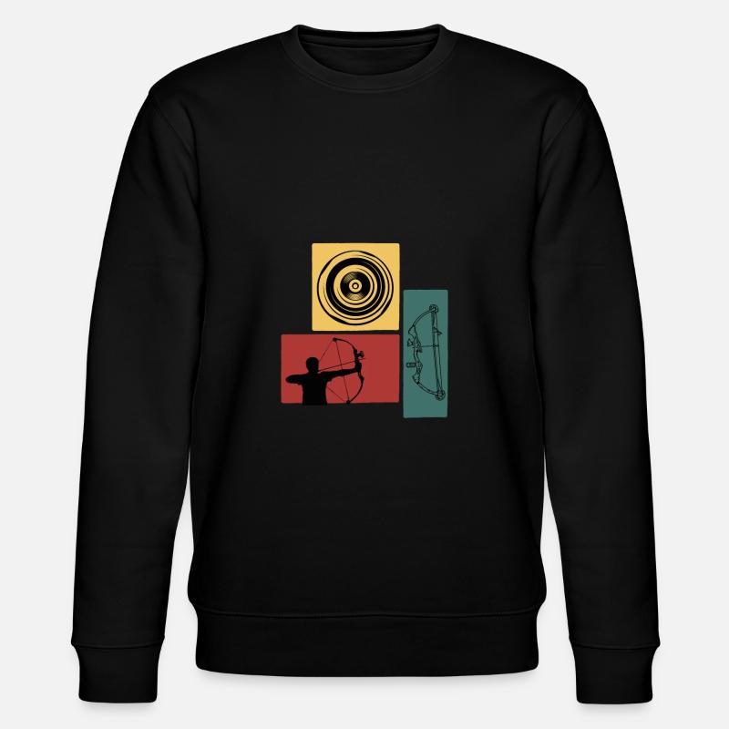 Cible Archer avec arc - Sweat bio CHANGER Stanley/Stella Unisexe - noir
