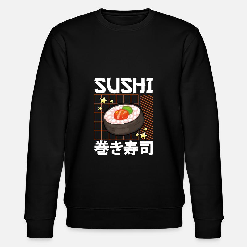 Style esthétique des sushis - Sweat bio CHANGER Stanley/Stella Unisexe - noir