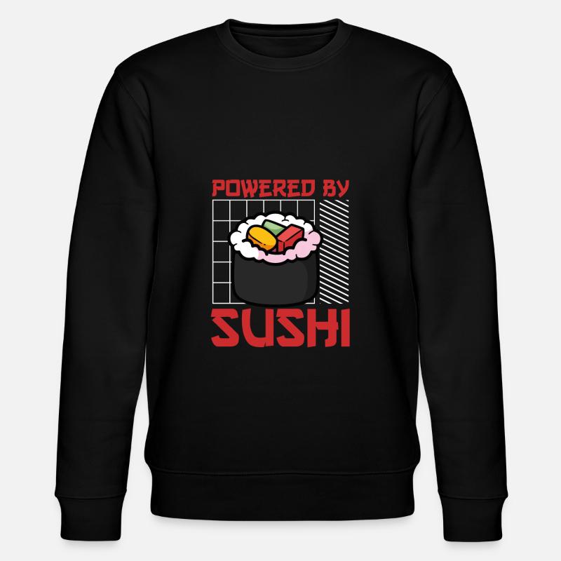 Propulsé par des sushis - Sweat bio CHANGER Stanley/Stella Unisexe - noir