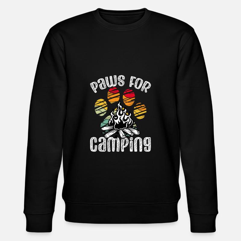 Pattes pour le camping - Sweat bio CHANGER Stanley/Stella Unisexe - noir