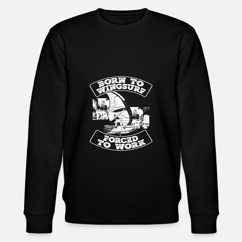 Né pour le wingsurf - Sweat bio CHANGER Stanley/Stella Unisexe - noir