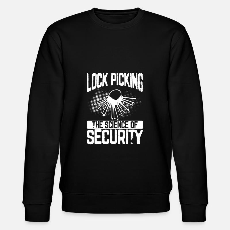 Lockpicking The Science - Stanley/Stella CHANGER Unisex Organic Sweatshirt - black