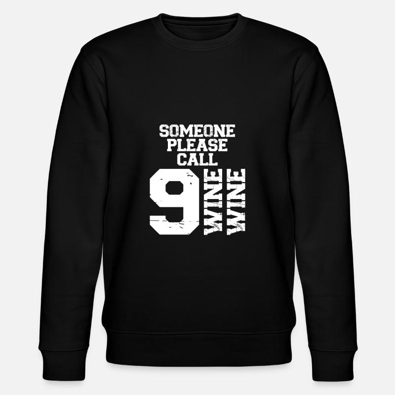 Appelez Nine Wine Wine - Sweat bio CHANGER Stanley/Stella Unisexe - noir