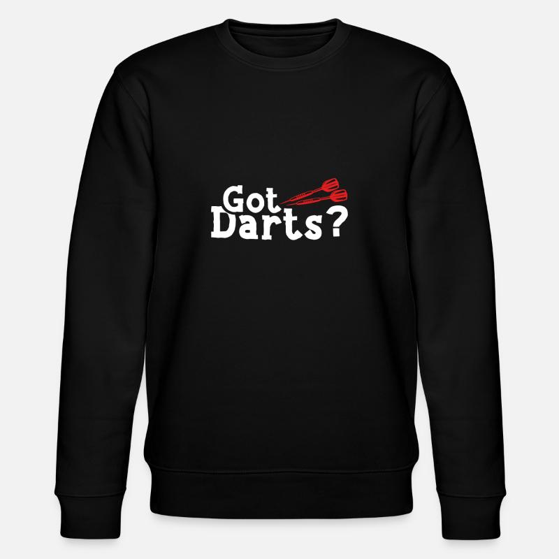 Jouer aux fléchettes - Sweat bio CHANGER Stanley/Stella Unisexe - noir