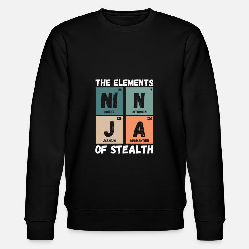 Les éléments du camouflage - Sweat bio CHANGER Stanley/Stella Unisexe - noir