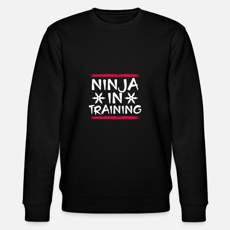 Ninja en formation - Sweat bio CHANGER Stanley/Stella Unisexe - noir