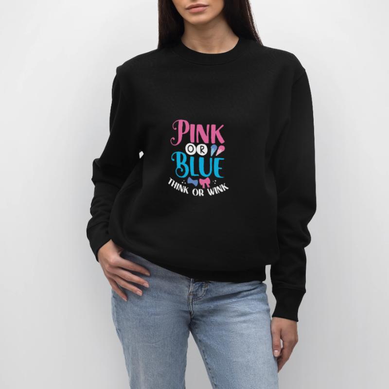 Rosa Oder Blau Denken Oder Zwinkern Stanley/Stella Unisex Bio-Sweatshirt CHANGER 