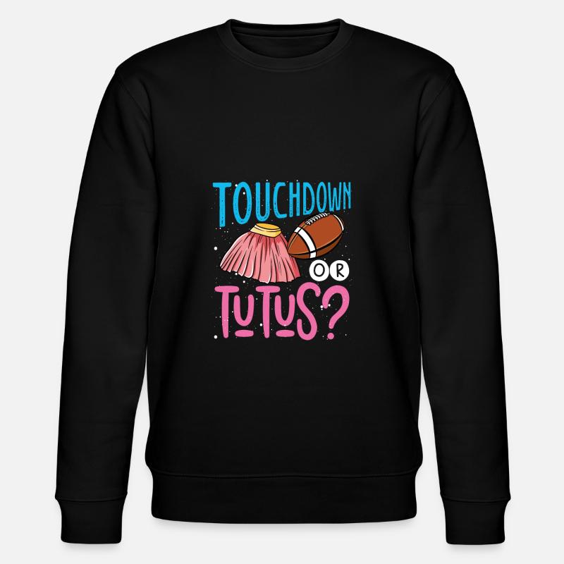 Touchdown Oder Tutus - Stanley/Stella Unisex Bio-Sweatshirt CHANGER  - Schwarz