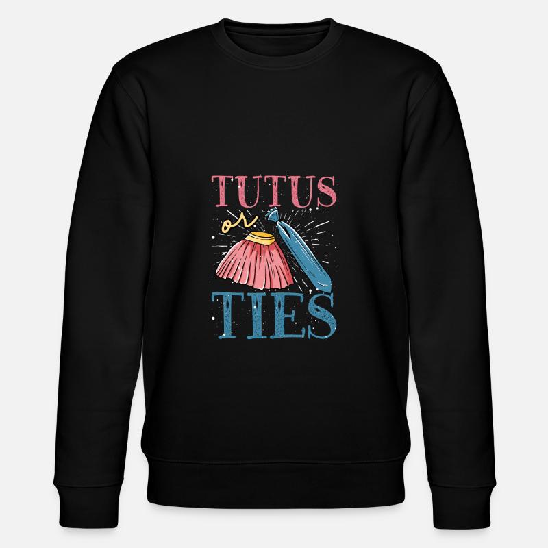 Tutus Oder Krawatten - Stanley/Stella Unisex Bio-Sweatshirt CHANGER  - Schwarz