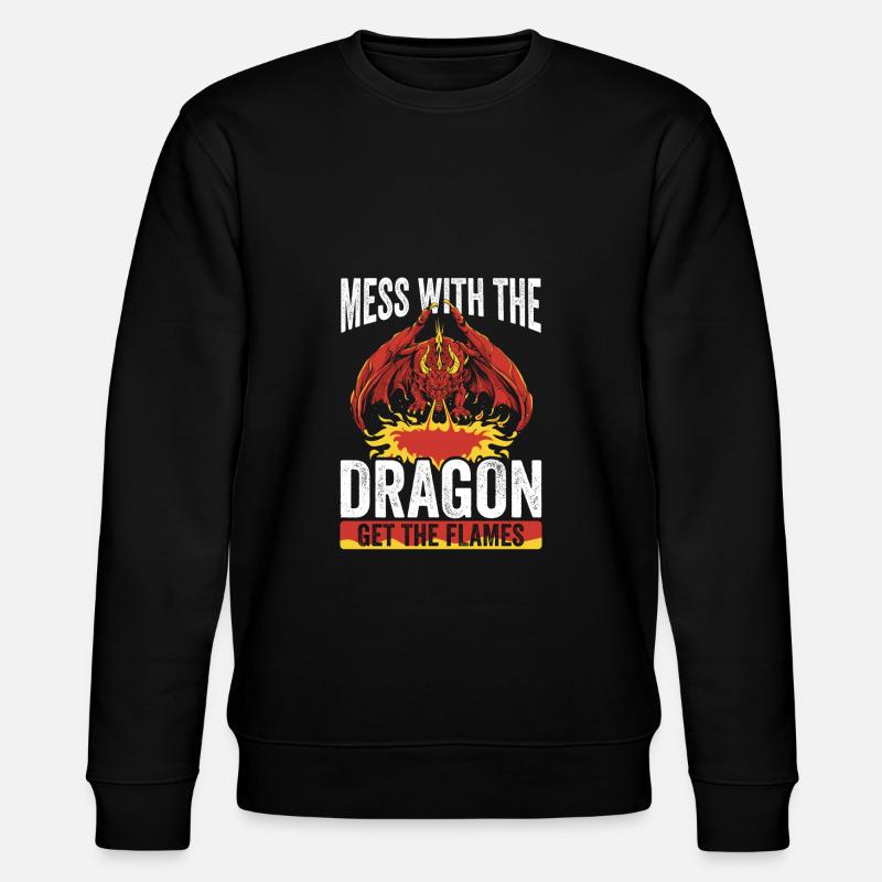 Affrontez le dragon, obtenez le - Sweat bio CHANGER Stanley/Stella Unisexe - noir