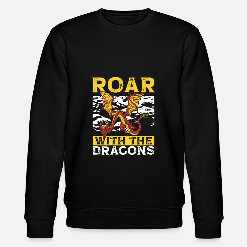 Rugissez avec les dragons - Sweat bio CHANGER Stanley/Stella Unisexe - noir