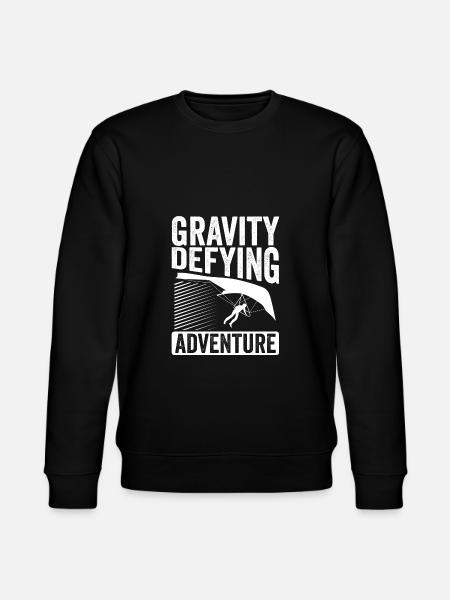 Gravity-defying adventure - Stanley/Stella CHANGER Unisex Organic Sweatshirt - black