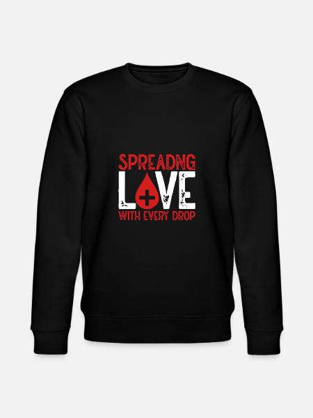 Spreading love with every drop - Stanley/Stella CHANGER Unisex Organic Sweatshirt - black