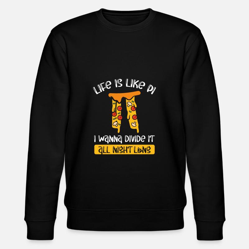 Life is like Pi - Stanley/Stella CHANGER Unisex Organic Sweatshirt - black