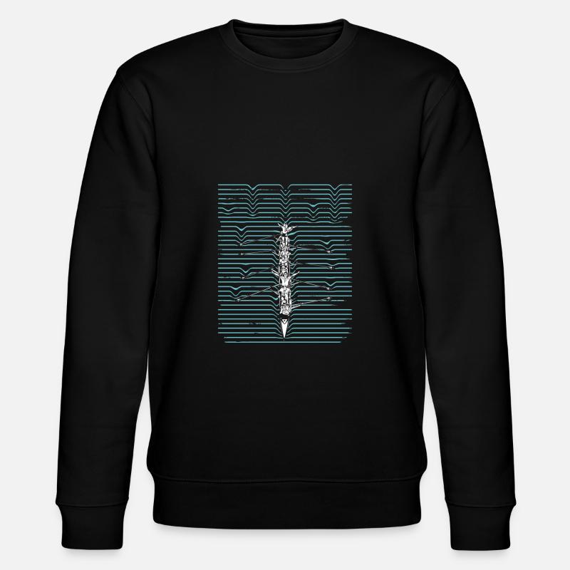 Welle Der Rudermannschaft - Stanley/Stella Unisex Bio-Sweatshirt CHANGER  - Schwarz