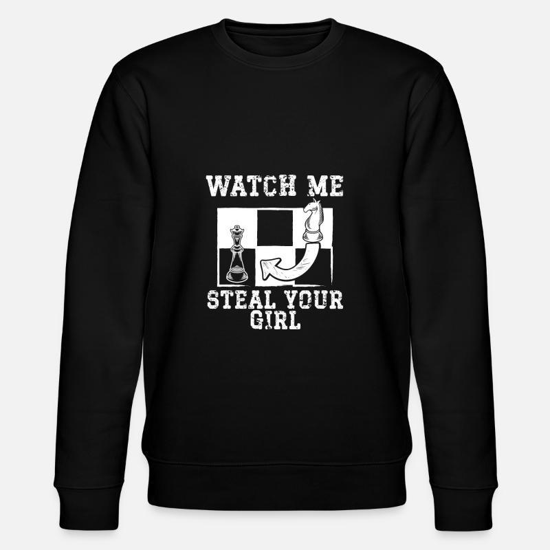 Springer steals my lady - Stanley/Stella CHANGER Unisex Organic Sweatshirt - black