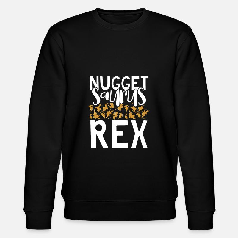 Nugget Saurus Rex - Stanley/Stella CHANGER Unisex Organic Sweatshirt - black
