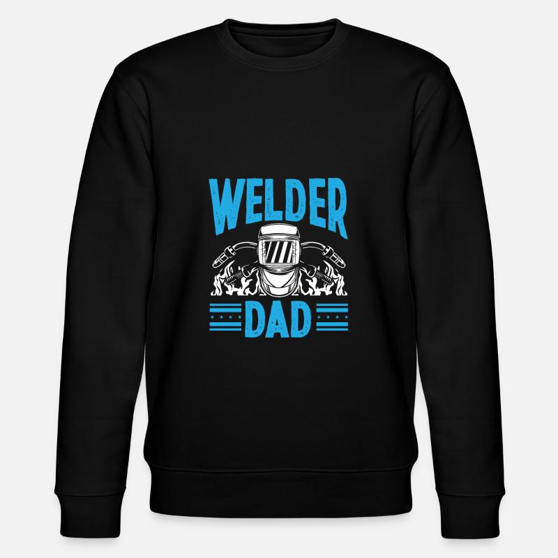 Papa soudeur - Sweat bio CHANGER Stanley/Stella Unisexe - noir