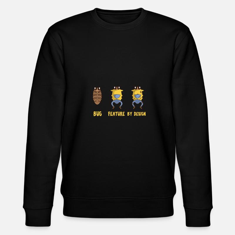 Programmer: Bug Feature By Design - Stanley/Stella Unisex Bio-Sweatshirt CHANGER  - Schwarz
