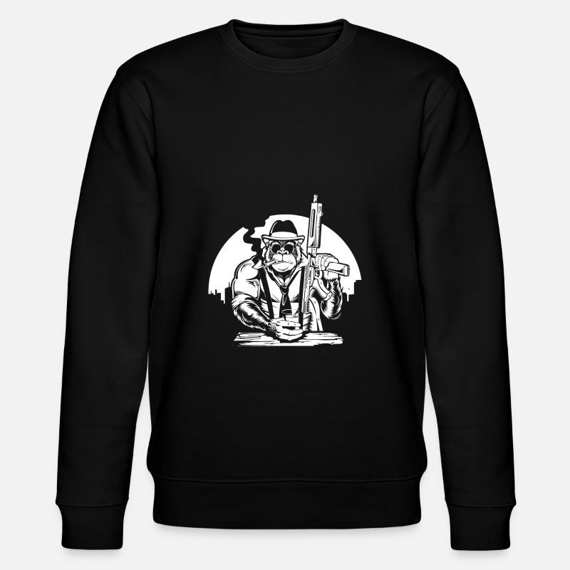 Mafia Gorilla W - Stanley/Stella Unisex Bio-Sweatshirt CHANGER - Schwarz