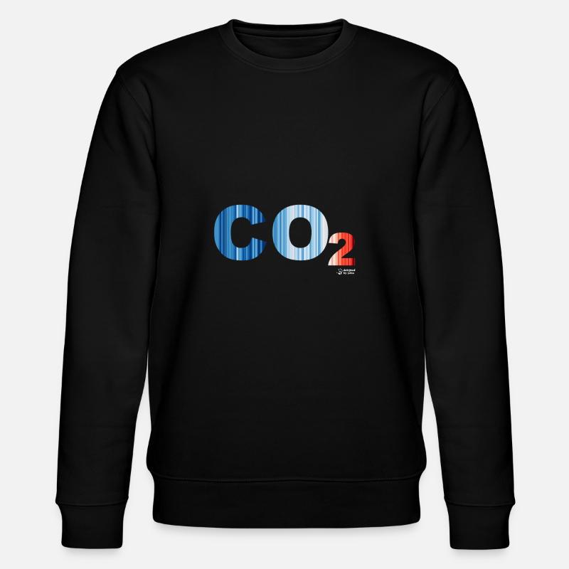 CO2-EMISSIONEN - Stanley/Stella Unisex Bio-Sweatshirt CHANGER  - Schwarz