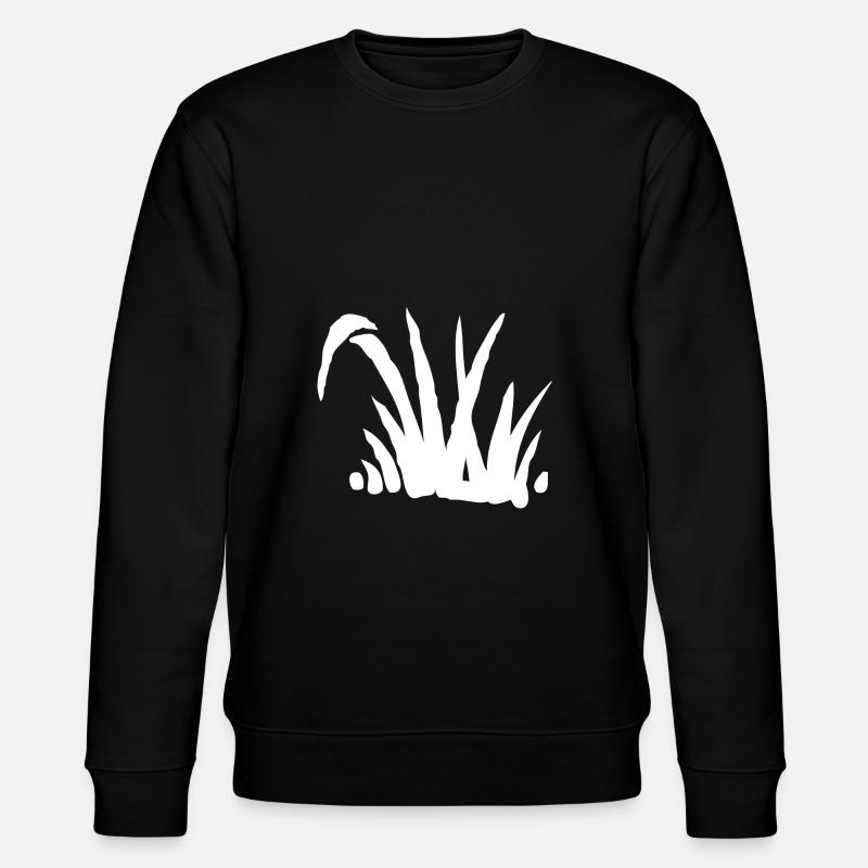 Gras Busch - Stanley/Stella Unisex Bio-Sweatshirt CHANGER  - Schwarz