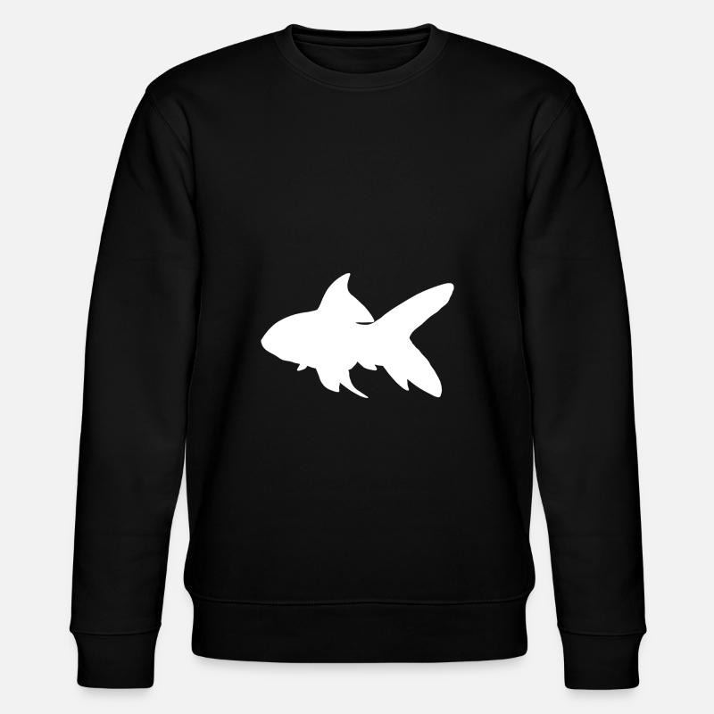 Fish - Stanley/Stella CHANGER Unisex Organic Sweatshirt - black