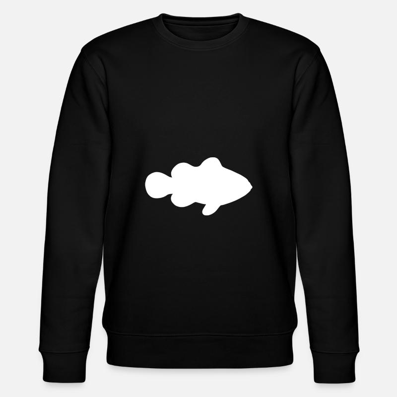 Fish - Stanley/Stella CHANGER Unisex Organic Sweatshirt - black