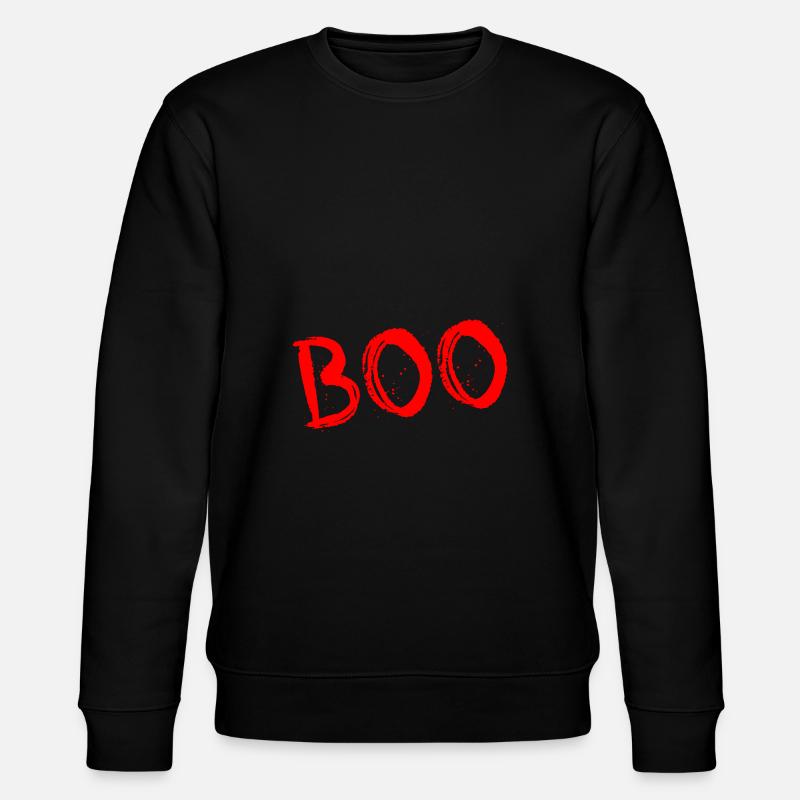 Boo - Stanley/Stella Unisex Bio-Sweatshirt CHANGER  - Schwarz