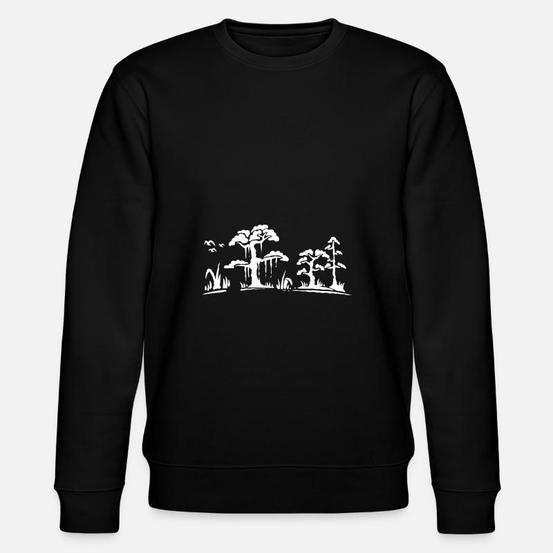 Forêt pluviale - Sweat bio CHANGER Stanley/Stella Unisexe - noir