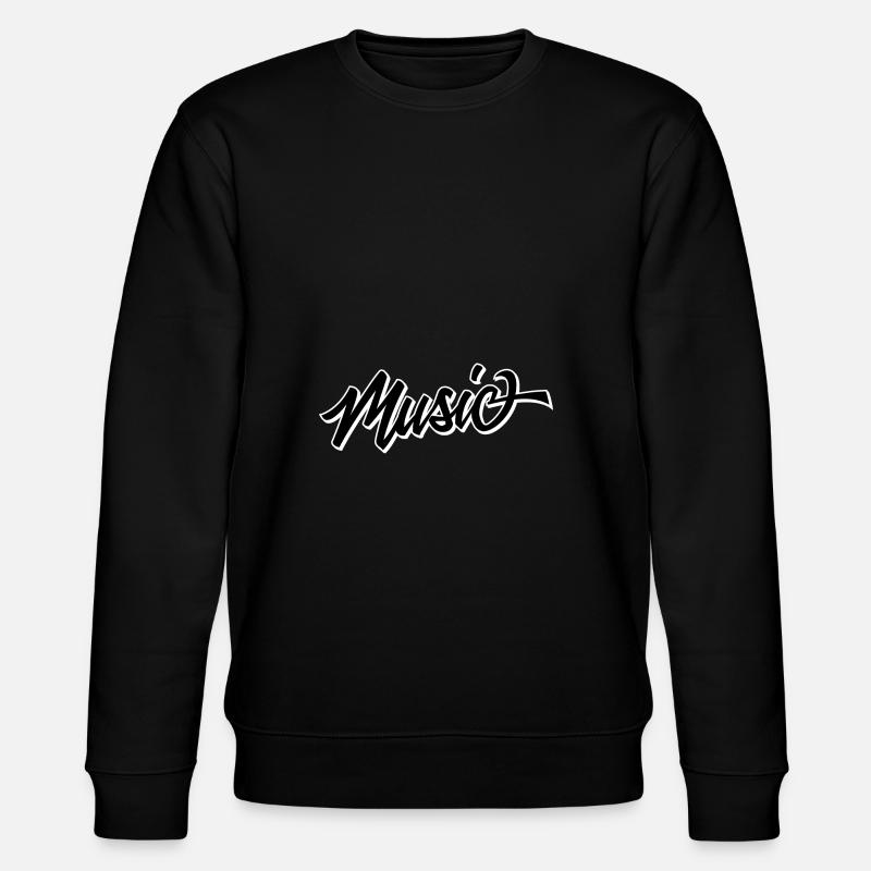 Music - Stanley/Stella Unisex Bio-Sweatshirt CHANGER  - Schwarz