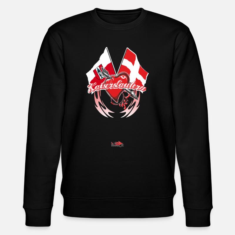 Kaiserlautern - montrer le drapeau - Sweat bio CHANGER Stanley/Stella Unisexe - noir