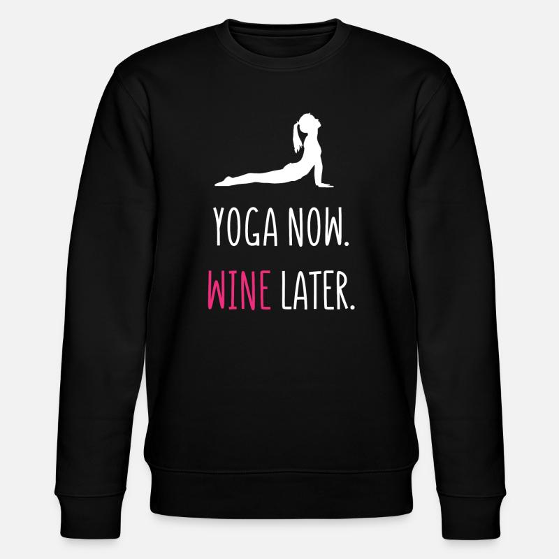 Yoga Maintenant vin Plus - Sweat bio CHANGER Stanley/Stella Unisexe - noir